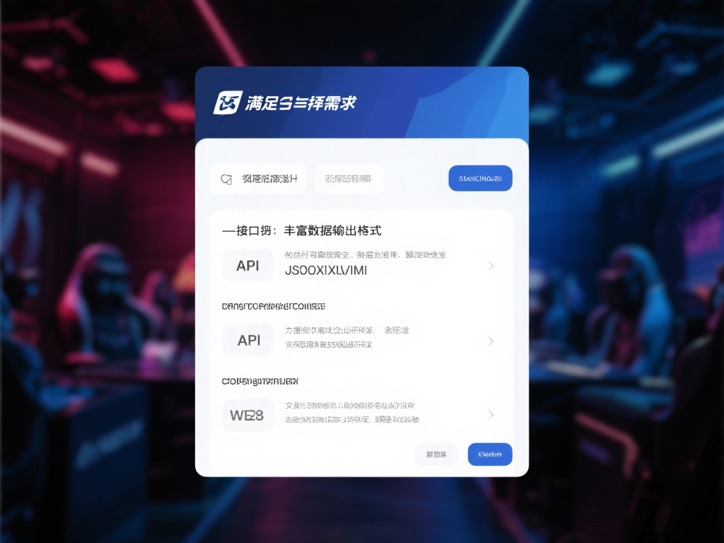 为了满足不同需求，该接口提供丰富的数据输出格式，如