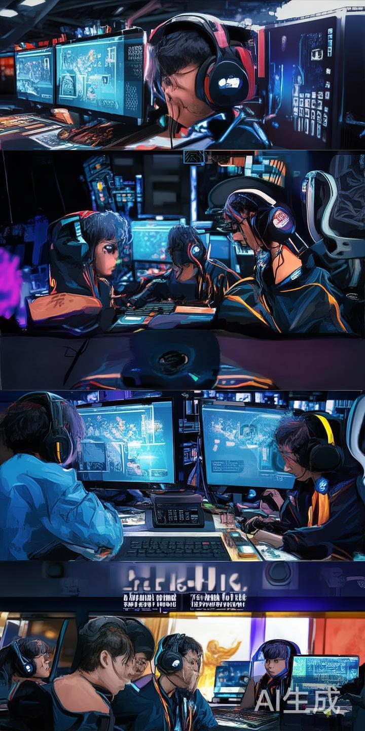 在高水平的电竞比赛中，团队通讯与配合是取胜的关键。